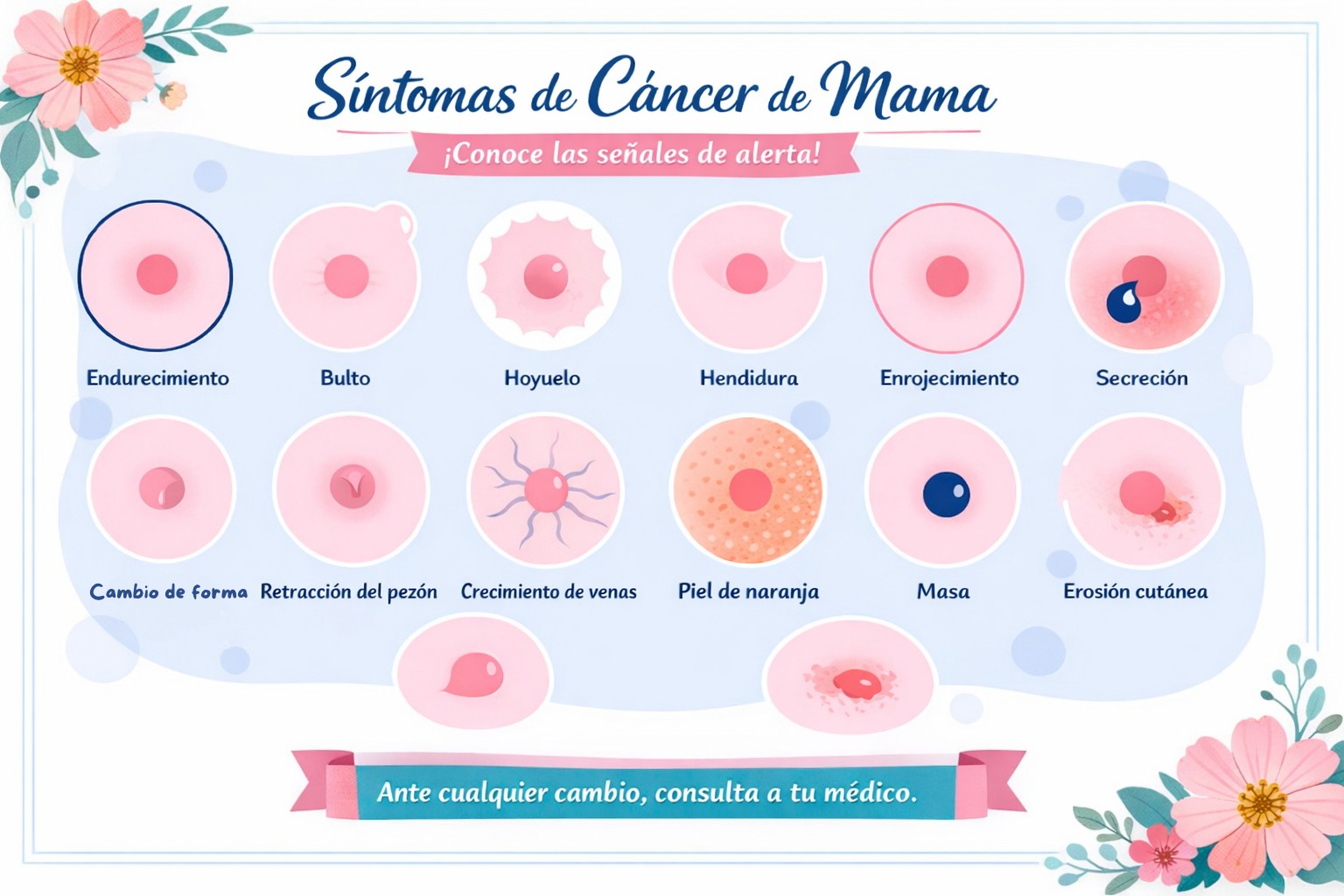 Señales de alerta cuándo consultar cirujano oncólogo mama