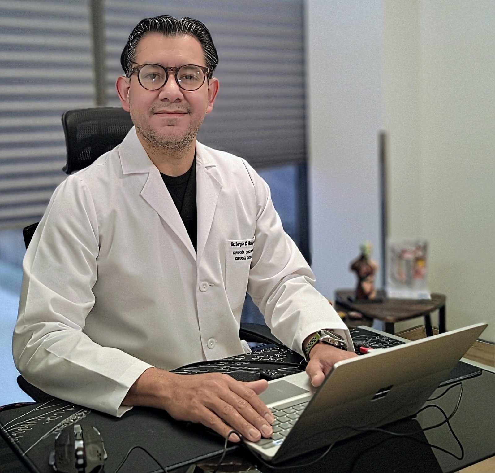 Dr. Sergio Carlos Hidalgo Bahena, cirujano oncólogo en Hospital Ángeles Lomas